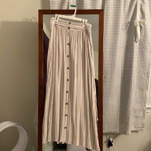 Striped Maxi Skirt